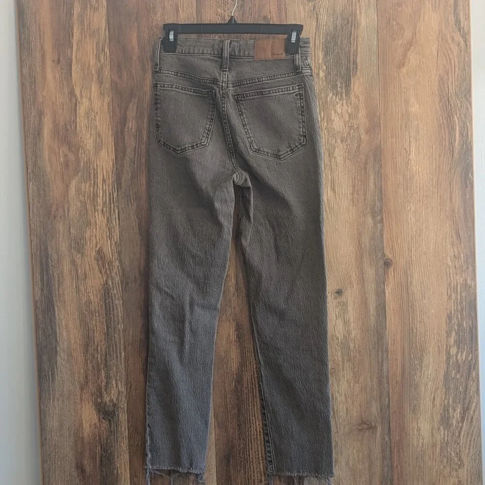 Madewell Black Stonewashed The Perfect Vintage Destroyed Jean 23